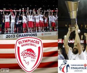 yapboz Olympiakos Piraeus, Euroleague Basketball 2013 şampiyonu